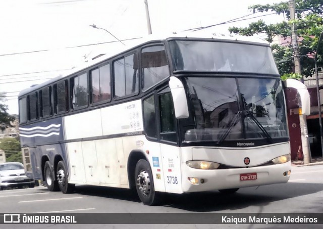 Costa Azul Turismo 3738 na cidade de Brumadinho, Minas Gerais, Brasil, por Kaique Marquês Medeiros . ID da foto: 7279907.