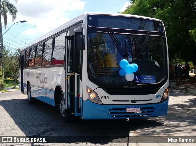 Empresa de Transporte Coletivo Viamão 595 na cidade de Viamão, Rio Grande do Sul, Brasil, por Max Ramos. Número da foto: #7200642.
