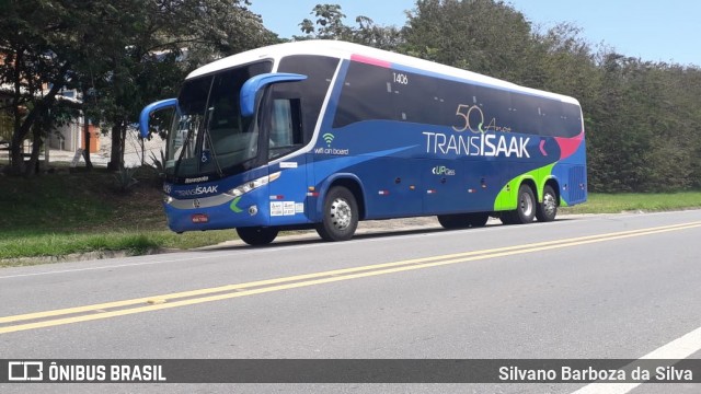 Trans Isaak Turismo 1406 na cidade de Aparecida, São Paulo, Brasil, por Silvano Barboza da Silva. Número da foto: #7201095.