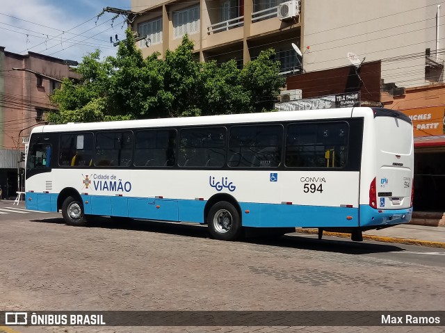 Empresa de Transporte Coletivo Viamão 594 na cidade de Viamão, Rio Grande do Sul, Brasil, por Max Ramos. Número da foto: #7200638.
