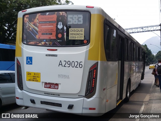 Empresa de Transportes Braso Lisboa A29026 na cidade de Rio de Janeiro, Rio de Janeiro, Brasil, por Jorge Gonçalves. Número da foto: #7200633.