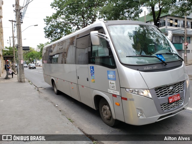 Ônibus Particulares 0319 na cidade de Belo Horizonte, Minas Gerais, Brasil, por Ailton Alves. Número da foto: #7200845.