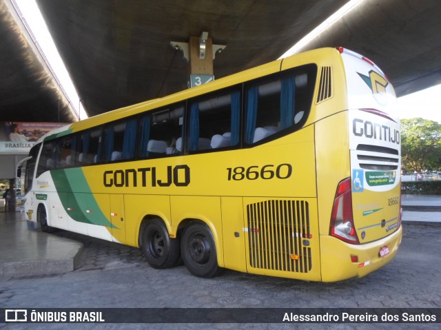 Empresa Gontijo de Transportes 18660 na cidade de Uberlândia, Minas Gerais, Brasil, por Alessandro Pereira dos Santos. Número da foto: #7202777.