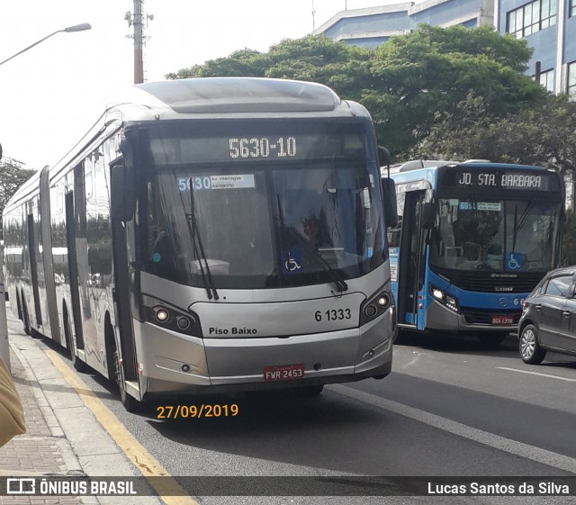 Viação Grajaú S.A. 6 1333 na cidade de São Paulo, São Paulo, Brasil, por Lucas Santos da Silva. Número da foto: #7200712.