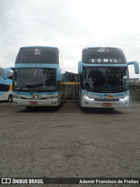 Transportadora Turística Natal 3100 na cidade de Mogi das Cruzes, São Paulo, Brasil, por Ademir Francisco de Freitas. ID da foto: 7200684.