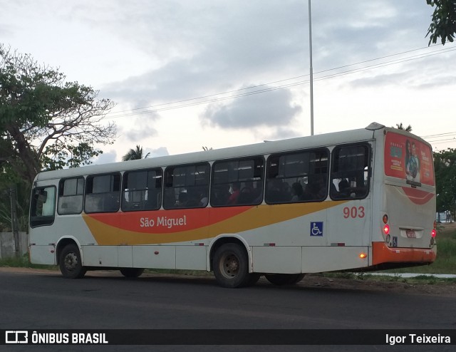 Transportes Urbanos São Miguel de Ilhéus 903 na cidade de Ilhéus, Bahia, Brasil, por Igor Teixeira. ID da foto: 7201799.