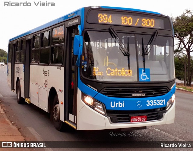 Urbi Mobilidade Urbana 335321 na cidade de Sudoeste-Octogonal, Distrito Federal, Brasil, por Ricardo Vieira. Número da foto: #7202533.