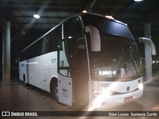 Verde Transportes 0801 na cidade de Porto Velho, Rondônia, Brasil, por Gian Lucas  Santana Zardo. Número da foto: #7200593.