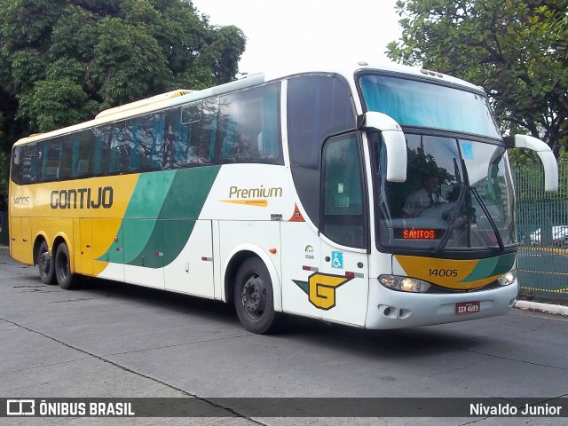 Empresa Gontijo de Transportes 14005 na cidade de São Paulo, São Paulo, Brasil, por Nivaldo Junior. ID da foto: 7201728.