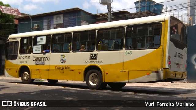 Empresa de Transportes Nova Marambaia AT-77101 na cidade de Belém, Pará, Brasil, por Yuri Ferreira Marinho. Número da foto: #7204099.