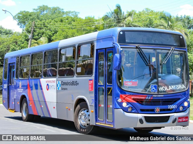Viação Campestre 23001 na cidade de Cosmópolis, São Paulo, Brasil, por Matheus Gabriel dos Santos. Número da foto: #7206517.
