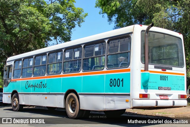 Viação Campestre 8001 na cidade de Cosmópolis, São Paulo, Brasil, por Matheus Gabriel dos Santos. ID da foto: 7206461.