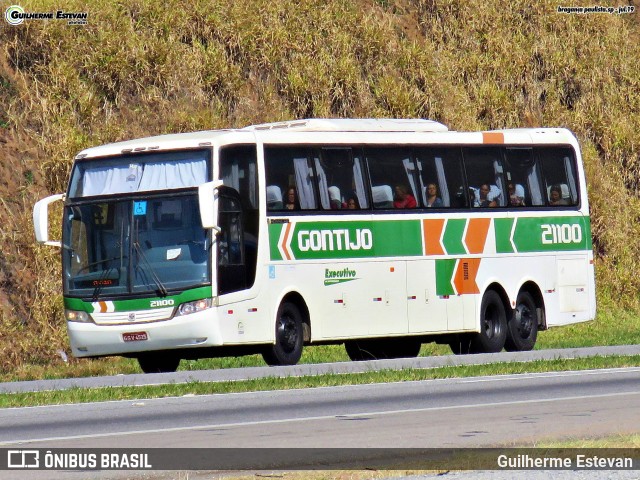 Empresa Gontijo de Transportes 21100 na cidade de Bragança Paulista, São Paulo, Brasil, por Guilherme Estevan. ID da foto: 7204605.