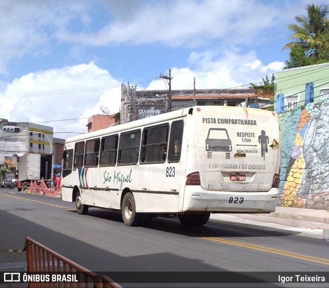 Transportes Urbanos São Miguel de Ilhéus 823 na cidade de Ilhéus, Bahia, Brasil, por Igor Teixeira. ID da foto: 7206539.