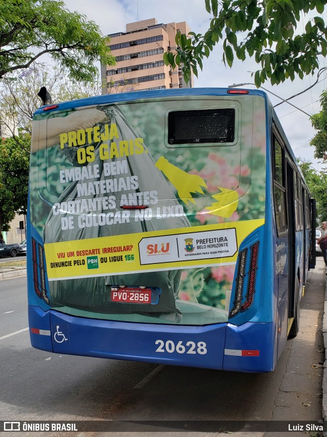 Viação Getúlio Vargas 20628 na cidade de Belo Horizonte, Minas Gerais, Brasil, por Luiz Silva. Número da foto: #7206561.