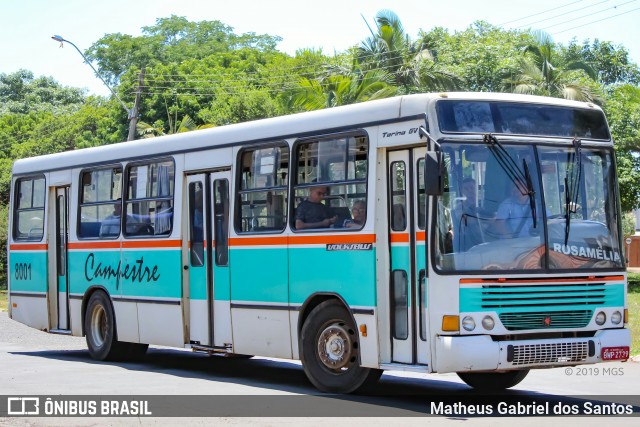 Viação Campestre 8001 na cidade de Cosmópolis, São Paulo, Brasil, por Matheus Gabriel dos Santos. ID da foto: 7206477.