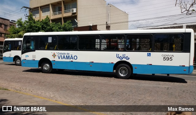 Empresa de Transporte Coletivo Viamão 595 na cidade de Viamão, Rio Grande do Sul, Brasil, por Max Ramos. Número da foto: #7203831.
