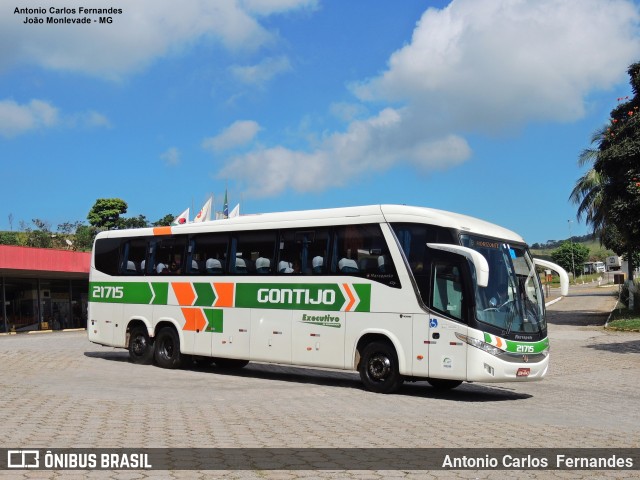 Empresa Gontijo de Transportes 21715 na cidade de João Monlevade, Minas Gerais, Brasil, por Antonio Carlos Fernandes. ID da foto: 7204522.