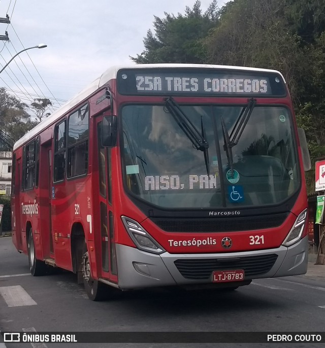 Viação Dedo de Deus 321 na cidade de Teresópolis, Rio de Janeiro, Brasil, por PEDRO COUTO. Número da foto: #7208963.