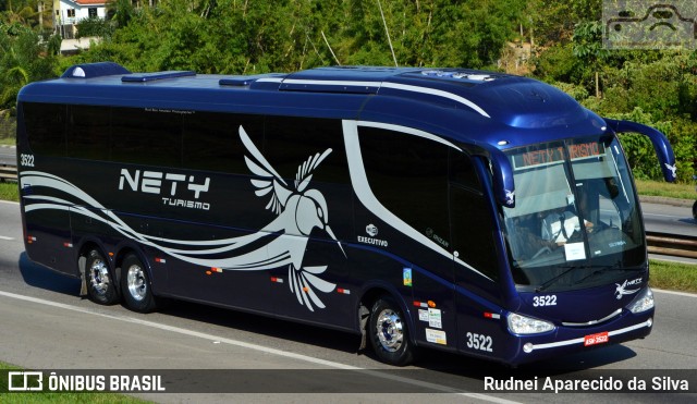 Nety Turismo 3522 na cidade de Santa Isabel, São Paulo, Brasil, por Rudnei Aparecido da Silva. Número da foto: #7208107.