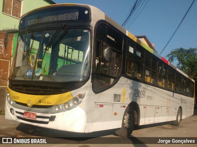 Tijuquinha - Auto Viação Tijuca A50091 na cidade de Rio de Janeiro, Rio de Janeiro, Brasil, por Jorge Gonçalves. ID da foto: 7209819.