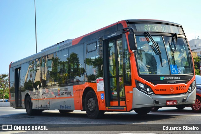 TRANSPPASS - Transporte de Passageiros 8 0300 na cidade de São Paulo, São Paulo, Brasil, por Eduardo Ribeiro. ID da foto: 7208495.