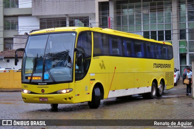 Viação Itapemirim 8883 na cidade de Cachoeiro de Itapemirim, Espírito Santo, Brasil, por Renato de Aguiar. Número da foto: #7210091.