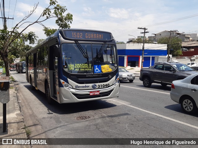Viação Zurick 31040 na cidade de Belo Horizonte, Minas Gerais, Brasil, por Hugo Henrique de Figueiredo. Número da foto: #7210460.