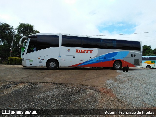 BBTT - Benfica Barueri Transporte e Turismo 1664 na cidade de São Roque, São Paulo, Brasil, por Ademir Francisco de Freitas. ID da foto: 7207770.