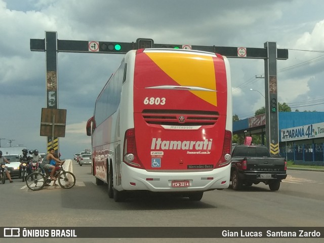 Expresso Itamarati 6803 na cidade de Ji-Paraná, Rondônia, Brasil, por Gian Lucas  Santana Zardo. ID da foto: 7209565.