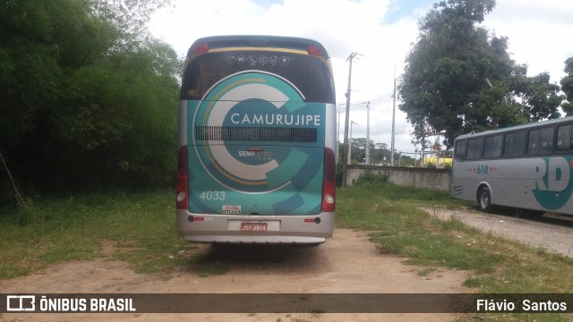 Auto Viação Camurujipe 4033 na cidade de Cruz das Almas, Bahia, Brasil, por Flávio  Santos. Número da foto: #7207438.