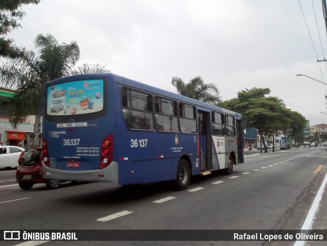 Vipol Transportes Rodoviários - TIPBUS - Transportes Intermunicipal 36.137 na cidade de São Paulo, São Paulo, Brasil, por Rafael Lopes de Oliveira. ID da foto: 7209539.