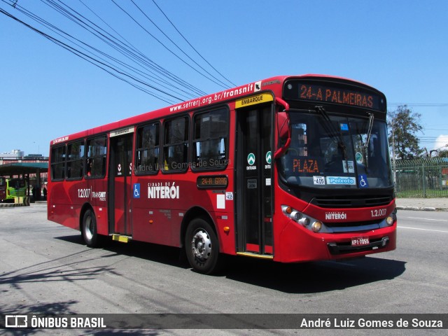 Transportes Peixoto 1.2.007 na cidade de Niterói, Rio de Janeiro, Brasil, por André Luiz Gomes de Souza. ID da foto: 7207402.