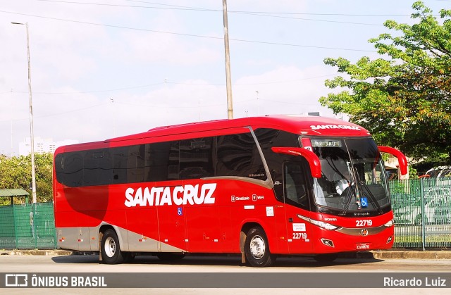 Viação Santa Cruz 22719 na cidade de São Paulo, São Paulo, Brasil, por Ricardo Luiz. ID da foto: 7209694.