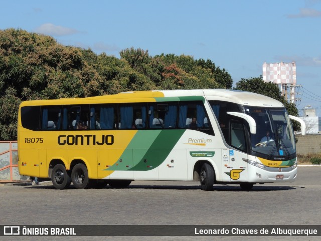 Empresa Gontijo de Transportes 18075 na cidade de Vitória da Conquista, Bahia, Brasil, por Leonardo Chaves de Albuquerque. Número da foto: #7208701.