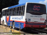 Viação São Cristóvão 2220 na cidade de Divinópolis, Minas Gerais, Brasil, por Pedro Henrique. Número da foto: #:id.