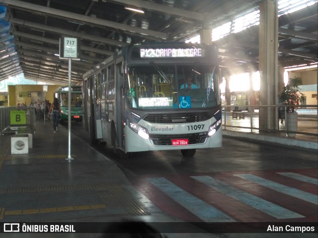 Auto Omnibus Floramar 11097 na cidade de Belo Horizonte, Minas Gerais, Brasil, por Alan Campos. ID da foto: 7212732.