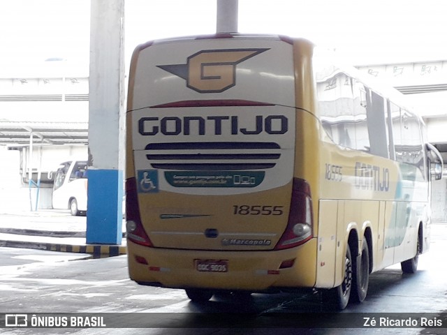 Empresa Gontijo de Transportes 18555 na cidade de Rio de Janeiro, Rio de Janeiro, Brasil, por Zé Ricardo Reis. Número da foto: #7212034.