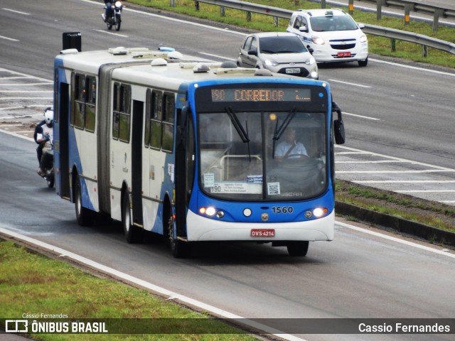 VB Transportes e Turismo 1560 na cidade de Campinas, São Paulo, Brasil, por Cassio Fernandes. ID da foto: 7214011.