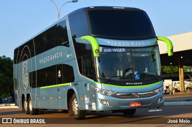 Viação Garcia 8812 na cidade de Maringá, Paraná, Brasil, por José Melo. ID da foto: 7214170.