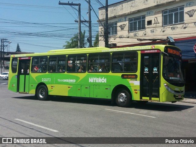 Santo Antônio Transportes Niterói 2.2.073 na cidade de Niterói, Rio de Janeiro, Brasil, por Pedro Otávio. ID da foto: 7214151.