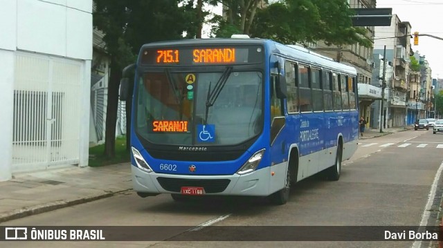 SOPAL - Sociedade de Ônibus Porto-Alegrense Ltda. 6602 na cidade de Porto Alegre, Rio Grande do Sul, Brasil, por Davi Borba. ID da foto: 7213752.