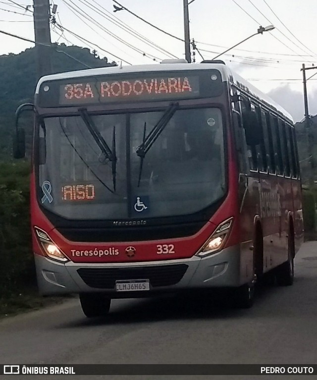 Viação Dedo de Deus 332 na cidade de Teresópolis, Rio de Janeiro, Brasil, por PEDRO COUTO. Número da foto: #7213700.