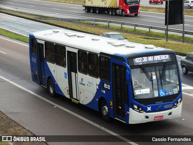 Onicamp Transporte Coletivo 4920 na cidade de Campinas, São Paulo, Brasil, por Cassio Fernandes. ID da foto: 7214008.