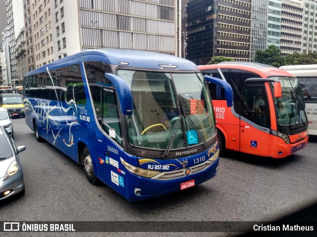 MK Fretamento e Turismo RJ 857.002 na cidade de Rio de Janeiro, Rio de Janeiro, Brasil, por Cristian Matheus. ID da foto: 7215072.