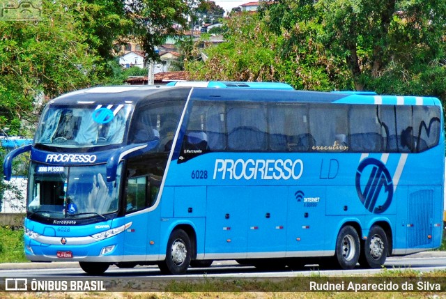 Auto Viação Progresso 6028 na cidade de Recife, Pernambuco, Brasil, por Rudnei Aparecido da Silva. Número da foto: #7216330.