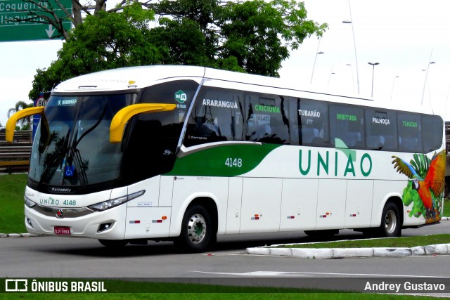 Empresa União de Transportes 4148 na cidade de Florianópolis, Santa Catarina, Brasil, por Andrey Gustavo. Número da foto: #7215028.