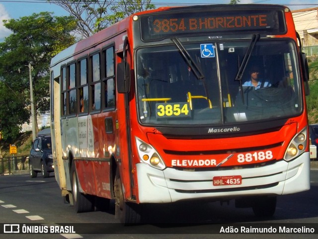 Viação Novo Retiro 88188 na cidade de Belo Horizonte, Minas Gerais, Brasil, por Adão Raimundo Marcelino. ID da foto: 7216316.