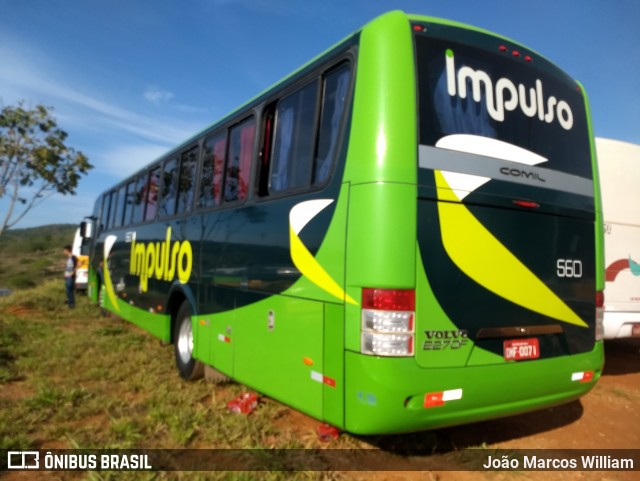 Impulso Turismo e Transportes 560 na cidade de Leandro Ferreira, Minas Gerais, Brasil, por João Marcos William. ID da foto: 7214590.