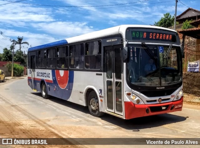 Viação São Cristóvão 2070 na cidade de Leandro Ferreira, Minas Gerais, Brasil, por Vicente de Paulo Alves. Número da foto: #7214658.